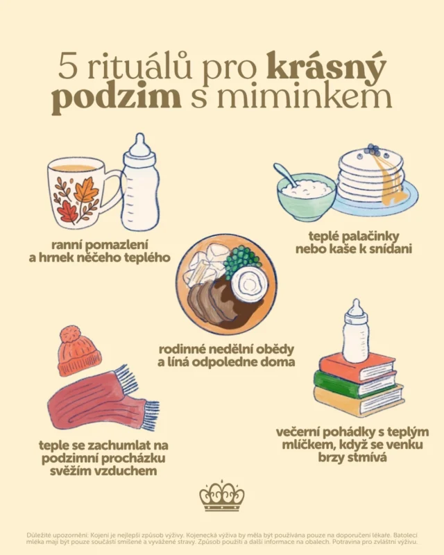 Podzim je jako stvořený pro zachumlání s těmi nejmenšími. 🍂🧡

Hřejivý čaj, zachumlat se do postele a k tomu malý spící drobeček přitulený vedle vás… Co víc si přát? 🧸🥹